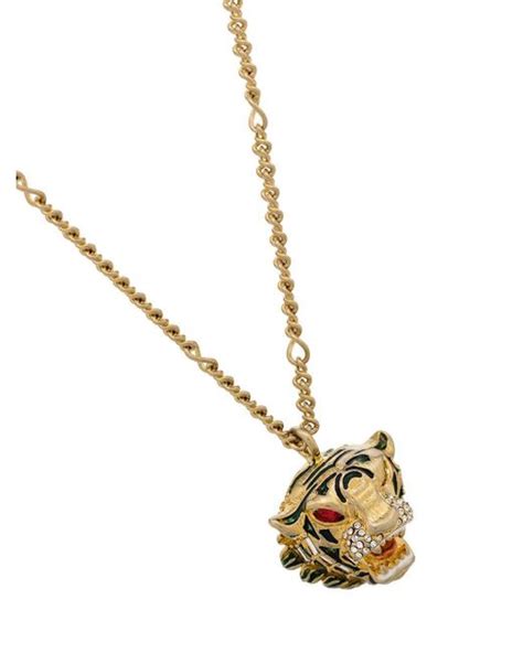 gucci heart necklace with 25|gucci tiger head necklace.